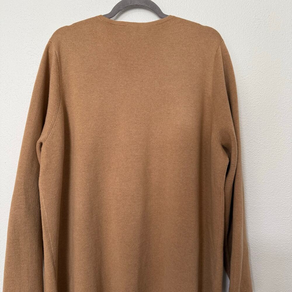 J.Crew New Women's Tan Wool Blend Knit Open Front Cardigan Size XXL - Picture 14 of 15